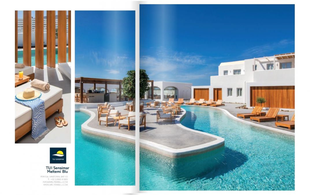 TUI SENSIMAR MELTEMI BLU in the travel guide «SANTORINI ISLAND GUIDE 2019-2020»